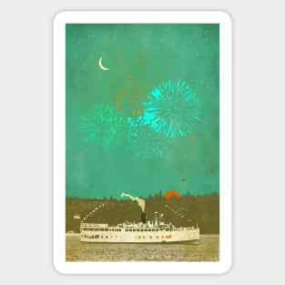 STEAMBOAT FIREWORKS Sticker